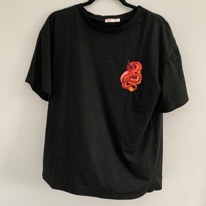 black dragon oversized t shirt